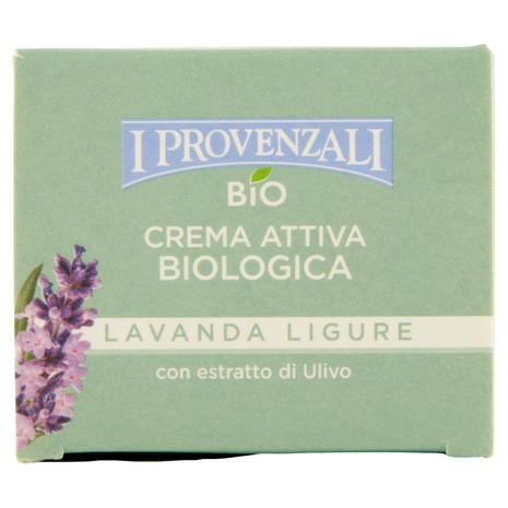 I Provenzali Bio Crema Attiva Biologica Lavanda Ligure 50 mL